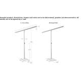 Aluminum LED floor lamp Kermt