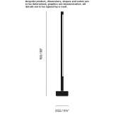 Steel LED floor lamp Meerdonk