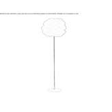 Polycarbonate floor lamp Wadena