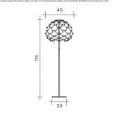 Lampa podłogowa LED Abingdon