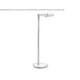 Brass floor lamp Serinyol