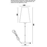 Metalowa lampa podłogowa z regulacją wysokości Kolt