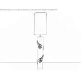 Ceramic floor lamp Torrent