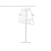 Steel floor lamp Dreznica