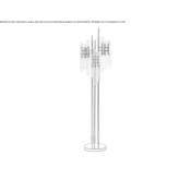 Brass floor lamp Kicevo