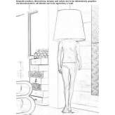 Floor lamp Huitzila