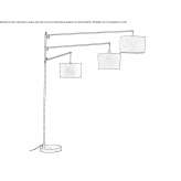Contemporary style floor lamp Mayari