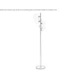 Glass and steel floor lamp Malente