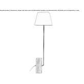 Wooden floor lamp Mulwala