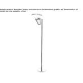 Brass floor lamp Remy