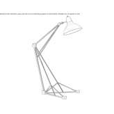 Adjustable floor lamp Friend