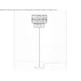 Crystal floor lamp Falcone