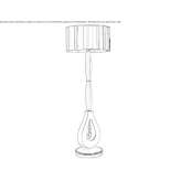 Floor lamp Bochil