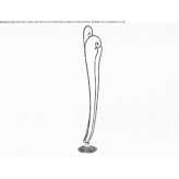 Lampa podłogowa z pergaminu Inala