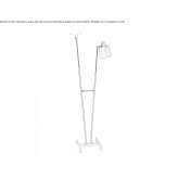 Brass floor lamp Flanders