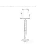 Wooden floor lamp Glimmen