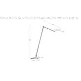 Adjustable LED floor lamp Malyi