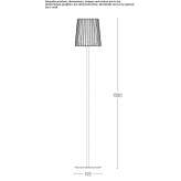 Brass LED floor lamp Abridge