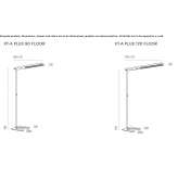 Aluminum LED floor lamp Heusden