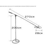 Adjustable floor lamp Pampatar