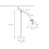 Adjustable LED floor lamp Penrose