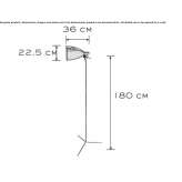 Adjustable floor lamp Langevag