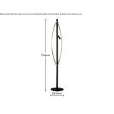 Metal LED floor lamp Jerica