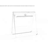 Plexiglass table lamp Spiro