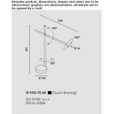 Metal LED desk lamp Hardheim