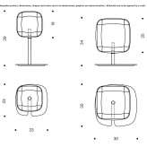 Pyrex® LED table lamp with dimmer Apollo