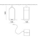 Drewniana lampa stołowa LED z ładowaniem USB Xghajra