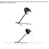 Adjustable metal desk lamp Kungsoer