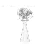 Wireless LED table lamp Zblewo