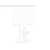 Porcelain table lamp Frescada