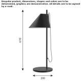 Adjustable aluminum LED table lamp Philo