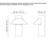 Steel LED table lamp Wommels