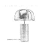 Steel table lamp Arabi