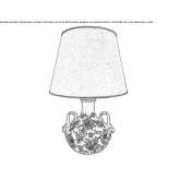 Ceramic table lamp Smarde