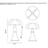 Lampa stołowa z regulacją wysokości Chamois