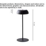 Multifunctional, portable table lamp Sinnai