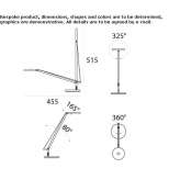 Lampa stołowa LED z odlewanego ciśnieniowo aluminium Tradate