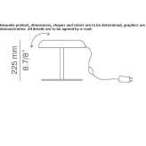 Adjustable LED table lamp Lavos