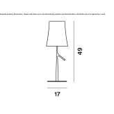 LED table lamp made of polycarbonate Morelita