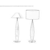 LED table lamp made of stainless steel Velletri