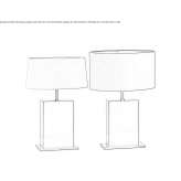 LED table lamp made of steel and wood Bullay