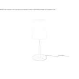 Table lamp in polycarbonate and coated aluminum Morelita