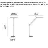 Metal table lamp Limit