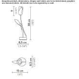 Wireless, rechargeable table lamp Perivoli