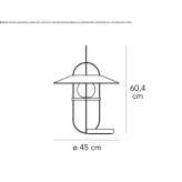 LED table lamp made of blown glass Judsonia