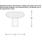 LED table lamp made of stone Kelekci